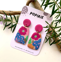 Load image into Gallery viewer, Popirie Valentines Garden Dangly Earrings
