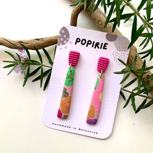 Load image into Gallery viewer, Popirie Valentines Garden Dangly Earrings
