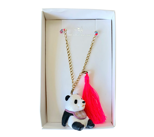 Cyril Panda Bead Necklace