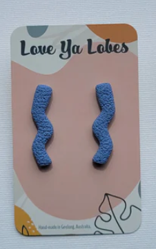 Love Ya Lobes Squiggle Studs