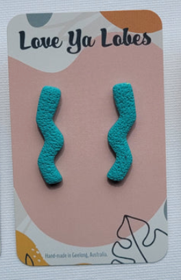 Love Ya Lobes Squiggle Studs