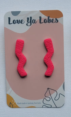 Love Ya Lobes Squiggle Studs