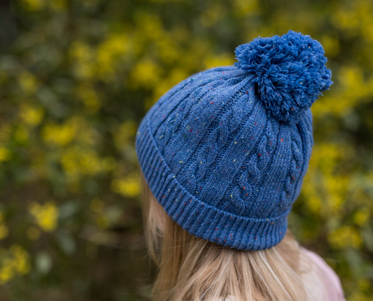 Alps Beanie - Blue Speckle