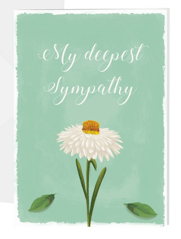 Greeting Card My Deepest Sympathy