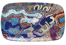 Load image into Gallery viewer, Indigenous Art Ceramic Platter - 3 Designs
