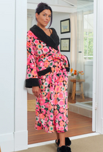 Load image into Gallery viewer, Bath Robe - Midnight Blooms
