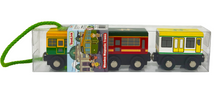 Load image into Gallery viewer, Wooden Magnetic Melbourne Tram Set
