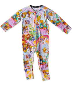 Kip&Co X Rainbow Brite Brite Side Organic LS Zip Romper