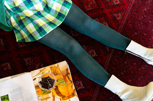 Pine Organic Cotton Tights - 2 colours