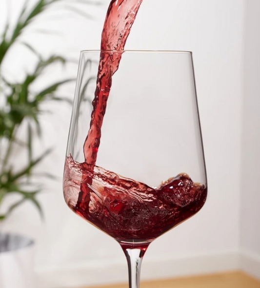 Reserve European Crystal Bordeaux Glasses by Viski - Set of 4