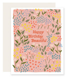 Beautiful Meadow Birthday - Greeting Card