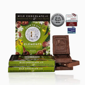 Ecuadorian Milk Chocolate With Lemon Myrtle & Sandalwood Nut