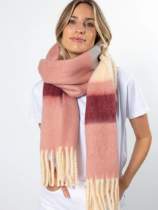 Blanket Scarf - Shades of Pink