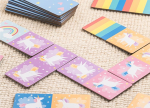 Unicorn Dominoes Set