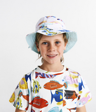 Load image into Gallery viewer, Fishy Business Beach Hat
