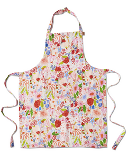 Meandering Meadow Linen Apron