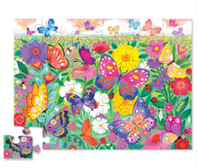 Load image into Gallery viewer, Butterfly Garden Floor Puzzle - 36 pieces
