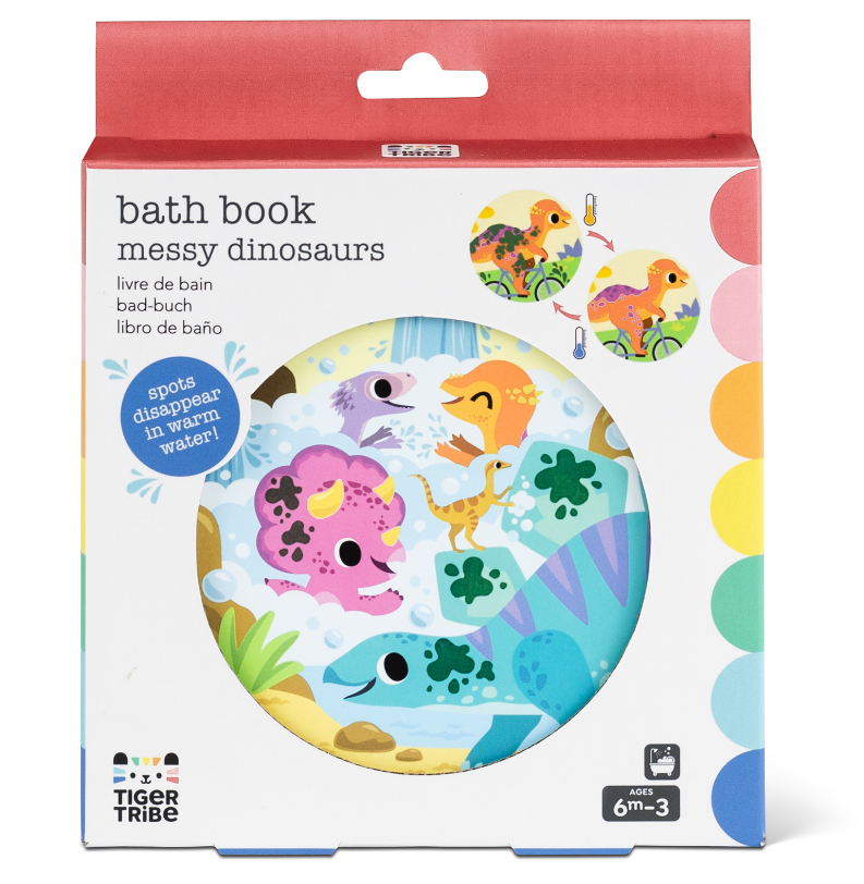 Bath Book - Messy Dinosaurs