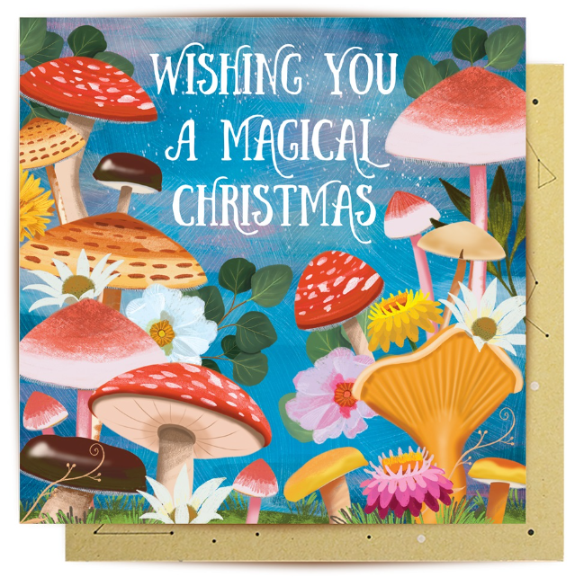 Bush Party Mushrooms - Card