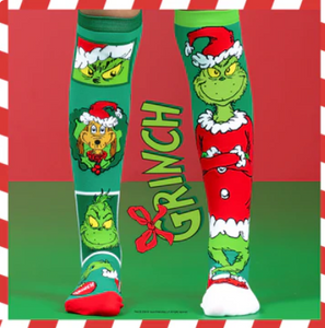 MADMIA Grinch Socks - 2 Designs