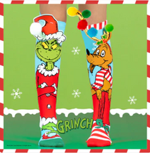 Load image into Gallery viewer, MADMIA Grinch Socks - 2 Designs
