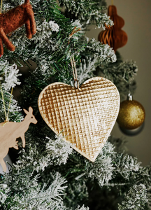 Gold Heart Decoration - Small