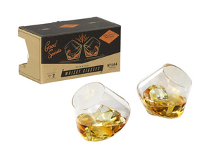 Rocking Whiskey Glasses - Set of 2