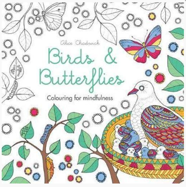 Birds & Butterflies : Colouring for Mindfulness