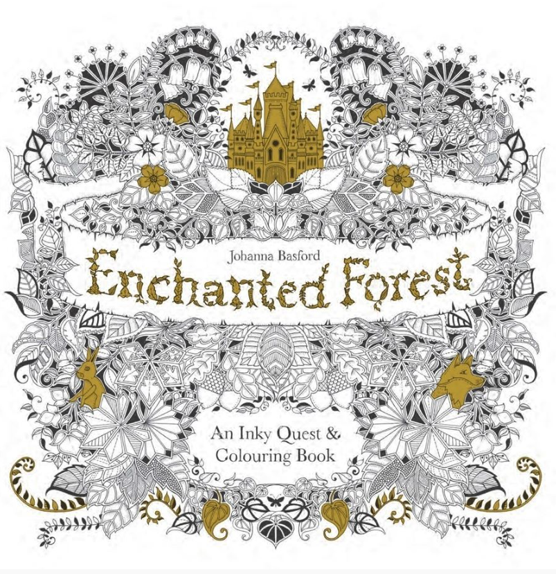 Enchanted Forest : An Inky Quest & Colouring Book