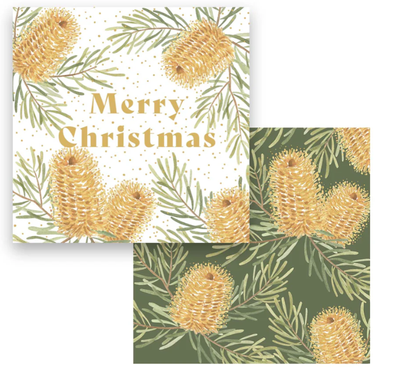 Banksia Christmas Cards - 8 pack