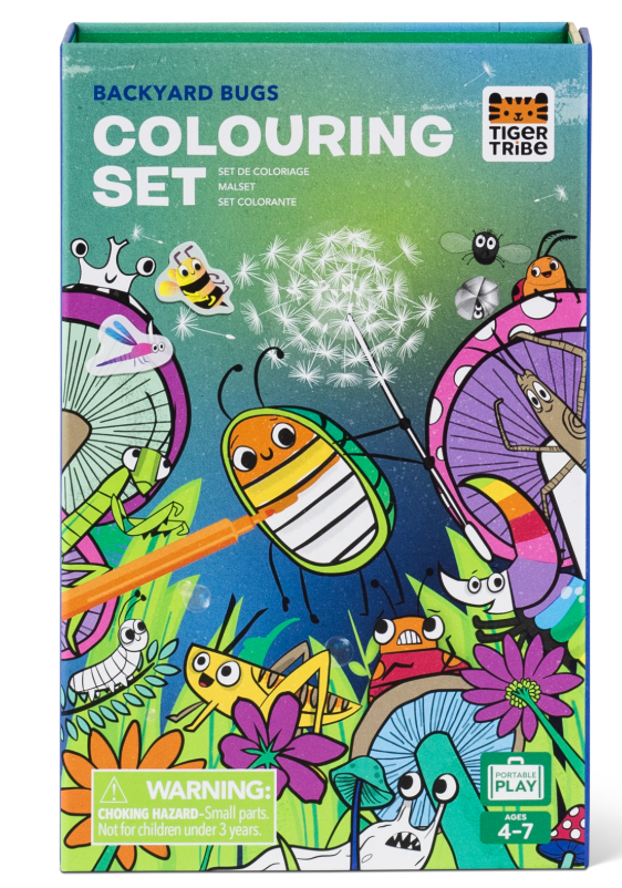 Colouring Set - Backyard Bugs