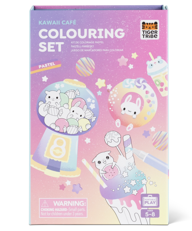 Pastel Colouring Set - Kawaii Cute