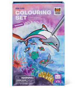 Shimmer Colouring Set - Sea Life