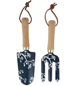 Blossy Garden Tools - Blue - Set of 2