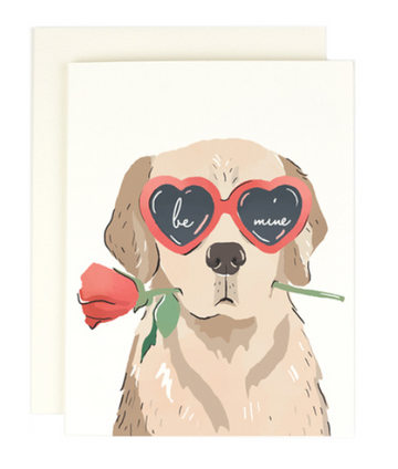 Heart Eye Pup - Greeting Card