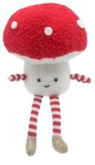 Fluffy Toadstool Hanging Decoration