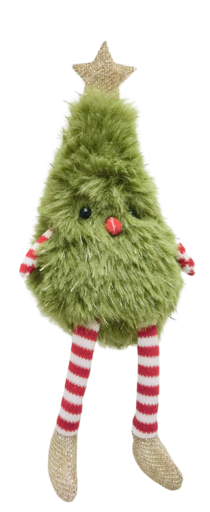 Fluffy Xmas Tree Green Hanging Decoration