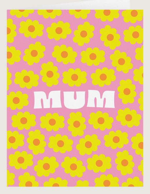 Mum Blooms - Greeting Card