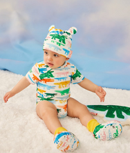 Load image into Gallery viewer, Crocodile Smile Short Sleeve Bodysuit
