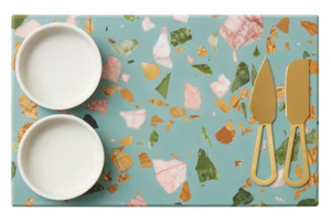 Jewel 5 PC Terrazzo/Ceramic Set