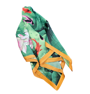 Scarf Silk Satin Blend