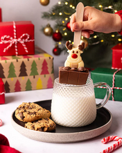 Load image into Gallery viewer, Cocoba Reindeer Hot Chocolate Spoon
