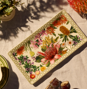 Large Ceramic Tray - Botanical Blooms