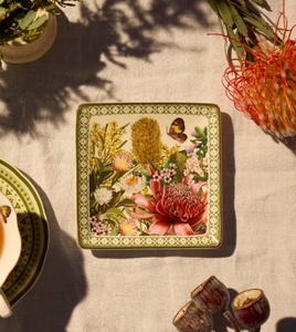 Square Trinket Tray - Botanical Blooms