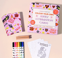 Load image into Gallery viewer, Colour Your Own Affirmation Cards - Adult (Sweary)
