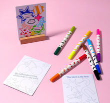 Load image into Gallery viewer, Colour Your Own Affirmation Cards - Adult (Sweary)
