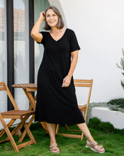 Load image into Gallery viewer, Harper Slip Dress - Black
