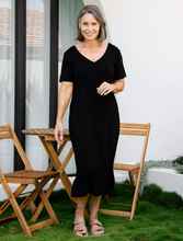 Load image into Gallery viewer, Harper Slip Dress - Black
