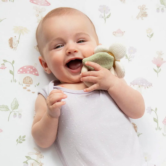 Baby Teething Ring Rattle - Whimsical Wonderland Daisy