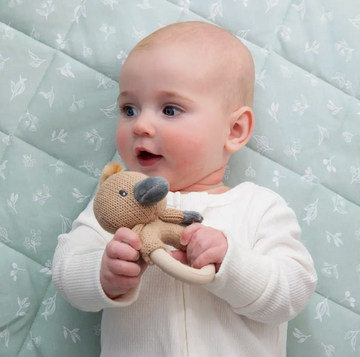 Baby Teething Ring Rattle - Platypus